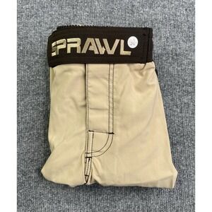 Sprawl Fight Shorts 30 Beige Brown MMA Wrestling  Sparring Training
